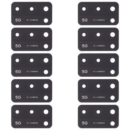 For OPPO A55 5G PEMM00, PEMM20, PEMT00, PEMT20 10pcs Back Camera Lens, For OPPO A55 5G