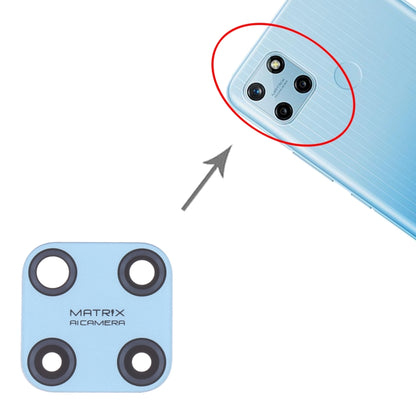 For OPPO Realme C25Y RMX3265, RMX3268 10pcs Back Camera Lens, For OPPO Realme C25Y