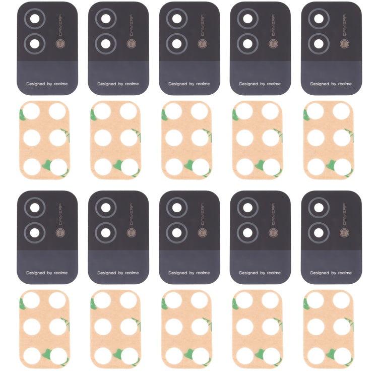 For OPPO Realme Narzo 50i RMX3235 10pcs Back Camera Lens, For OPPO Realme Narzo 50i, For OPPO Realme Narzo 50i(Green)