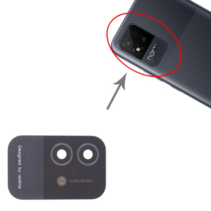 For OPPO Realme Narzo 50i RMX3235 10pcs Back Camera Lens, For OPPO Realme Narzo 50i, For OPPO Realme Narzo 50i(Green)
