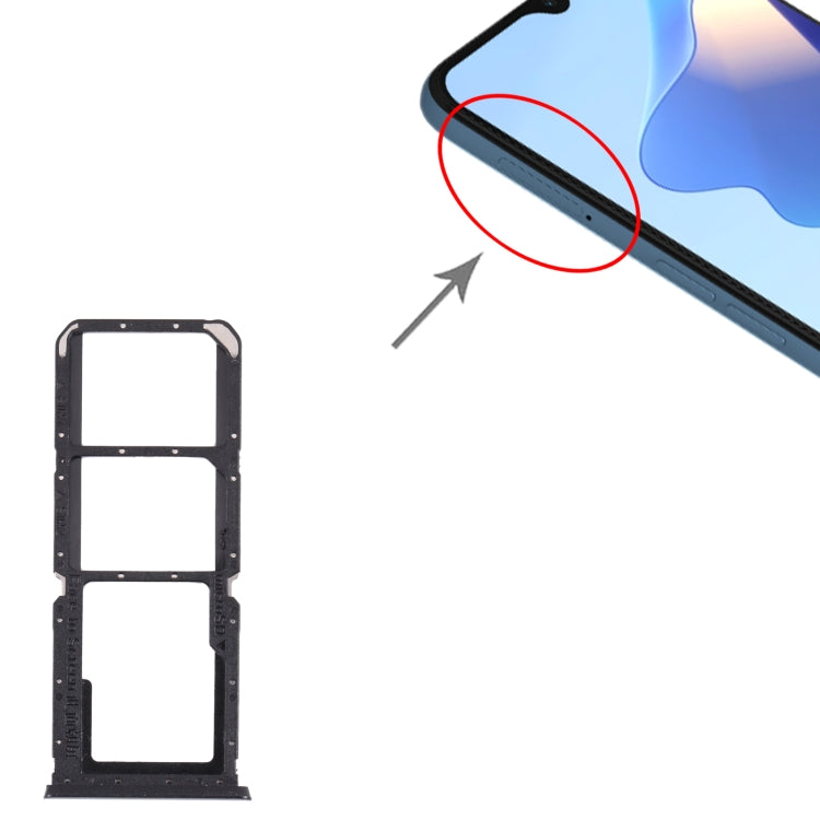 For OPPO A54S CPH2273  SIM Card Tray + SIM Card Tray + Micro SD Card Tray, For OPPO A54S