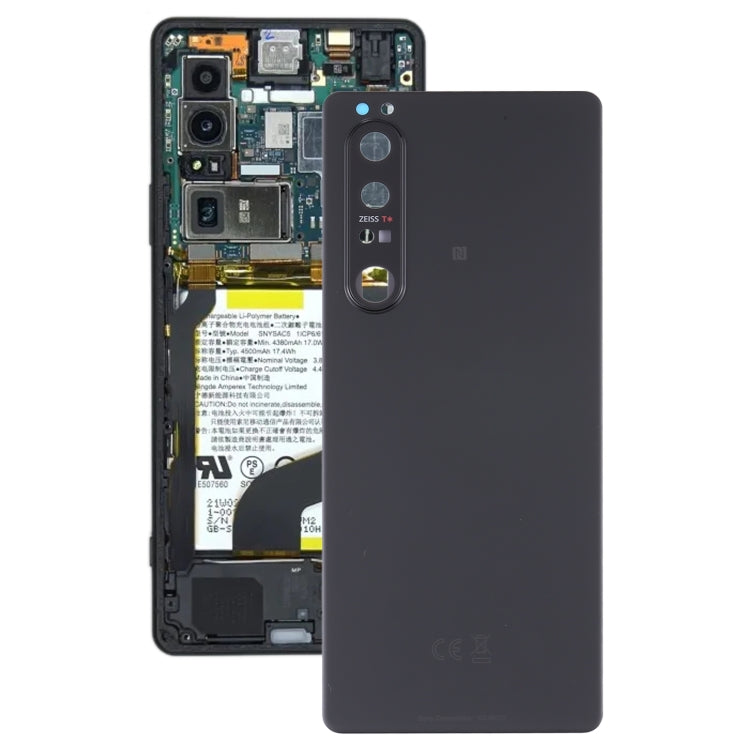 Original Battery Back Cover with Camera Lens Frame for Sony Xperia 1 III, For Sony Xperia 1 III(Original)