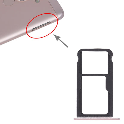 SIM Card Tray + SIM Card Tray / Micro SD Card Tray for Honor Play 6, For Honor Play 6