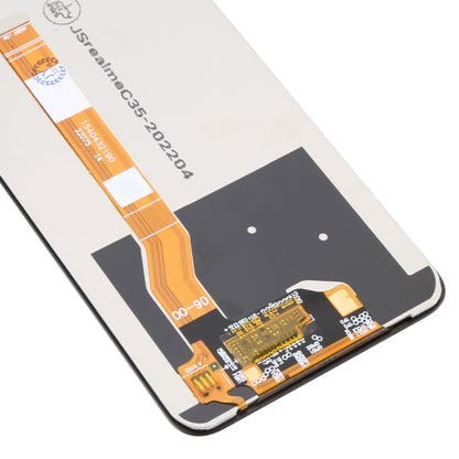 LCD Screen and Digitizer Full Assembly For OPPO Realme C35, For Realme C35