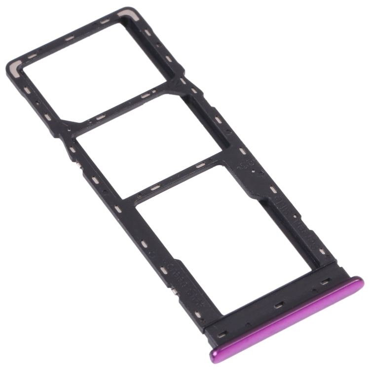 For Infinix S4 X626 SIM Card Tray + SIM Card Tray + Micro SD Card Tray, For Infinix S4