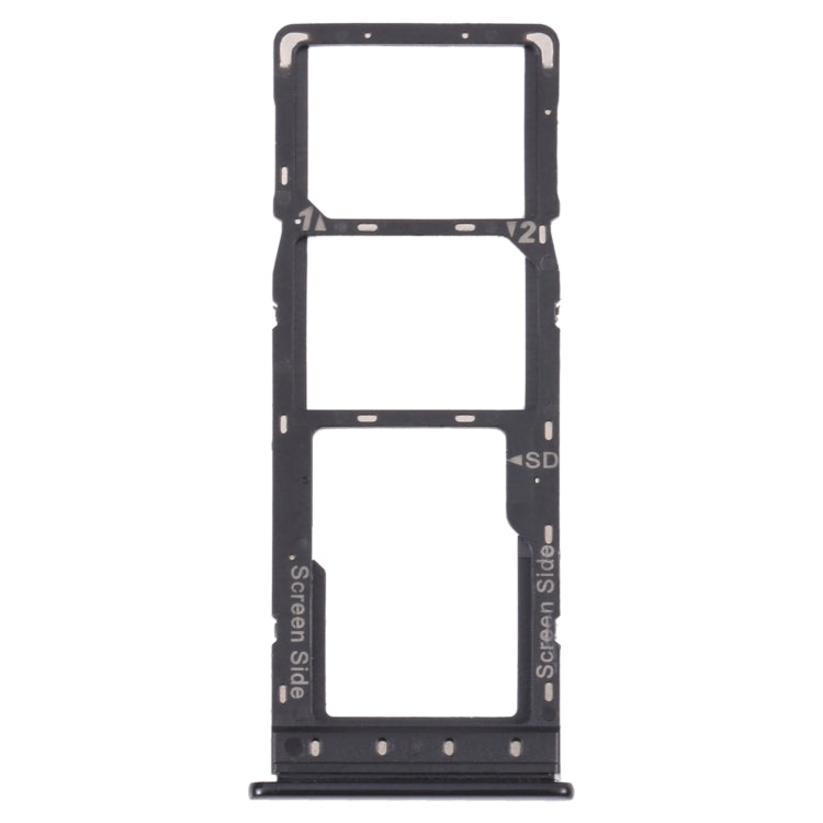 For Infinix Zero 8 X687 SIM Card Tray + SIM Card Tray + Micro SD Card Tray, For Infinix Zero 8