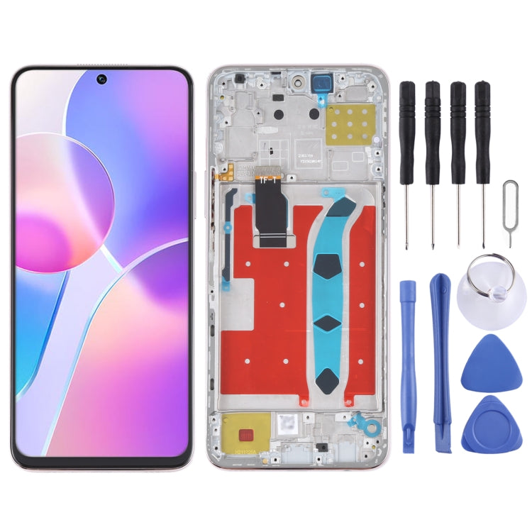 Original LCD Screen and Digitizer Full Assembly with Frame for Honor X30i, For Honor X30i, For Honor X30i(Original)