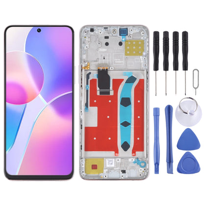 Original LCD Screen and Digitizer Full Assembly with Frame for Honor X30i, For Honor X30i, For Honor X30i(Original)
