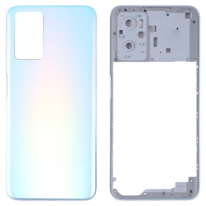For OPPO A36/A76 Battery Back Cover with Middle Frame, For OPPO A36/A76