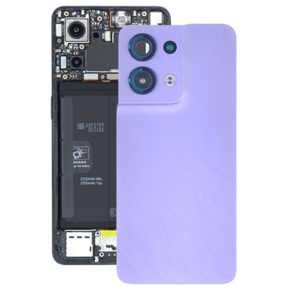 For OPPO Reno8 Original Battery Back Cover with Camera Lens Frame, For OPPO Reno8