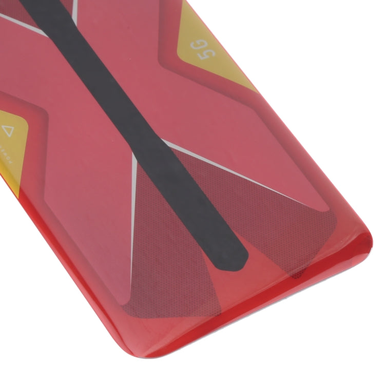 Battery Glass Back Cover for ZTE Nubia RedMagic 5G NX659J, For ZTE Nubia RedMagic 5G(Red)