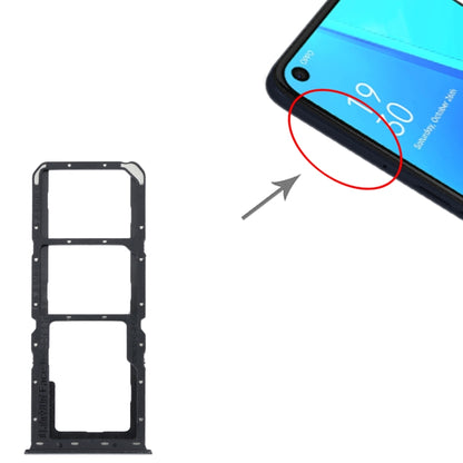 For OPPO A52 4G SIM Card Tray + SIM Card Tray + Micro SD Card Tray, For OPPO A52 4G