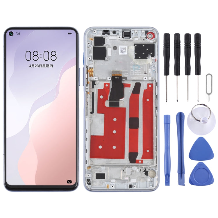 Original LCD Screen For Huawei Nova 7 SE / Honor 30S Digitizer Full Assembly with Frame, For Huawei Nova 7 SE / Honor 30S