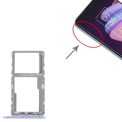 For TCL 10 SE T766H Original SIM Card Tray + SIM / Micro SD Card Tray, For TCL 10 SE