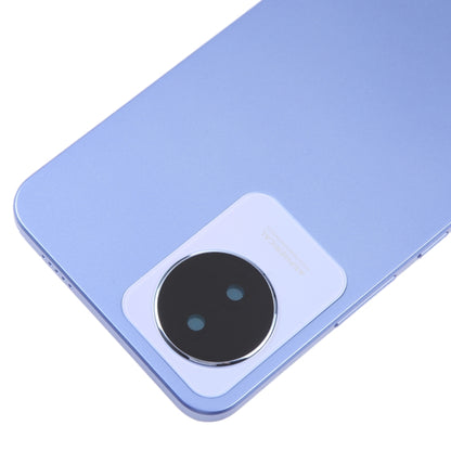 For vivo Y02 Original Battery Back Cover with Camera Lens Frame, For vivo Y02(Original)