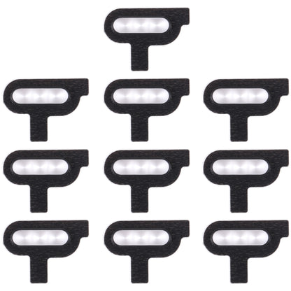 For vivo X90 Pro+ 10pcs Flashlight Covers, For vivo X90 Pro+ (Black), For vivo X90 Pro+