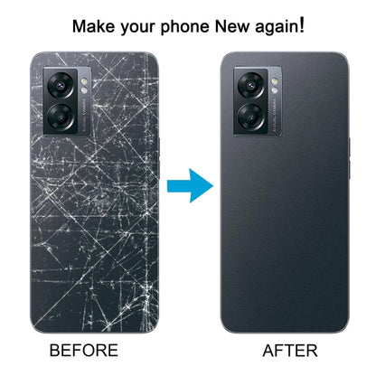 For OnePlus Nord N300 CPH2389 Battery Back Cover with Camera Lens Cover(Black), For OnePlus Nord N300