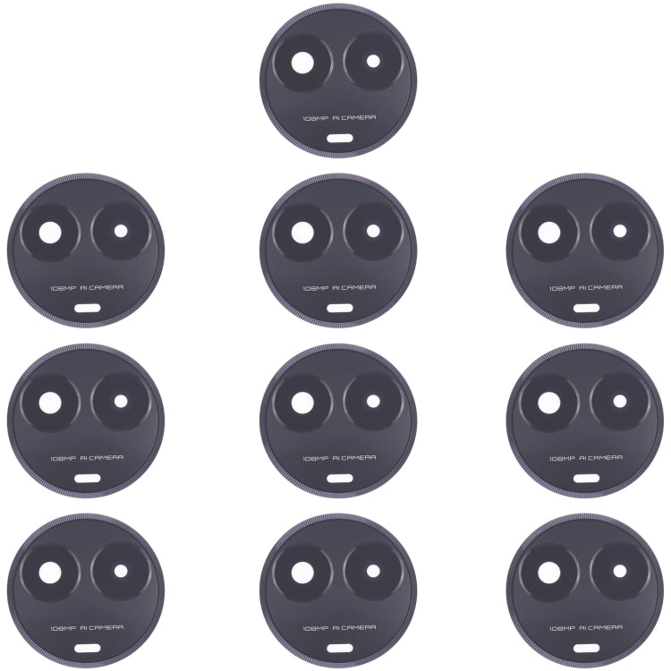 10 PCS Back Camera Lens for Realme 11 5G Global, For Realme 11 5G Global