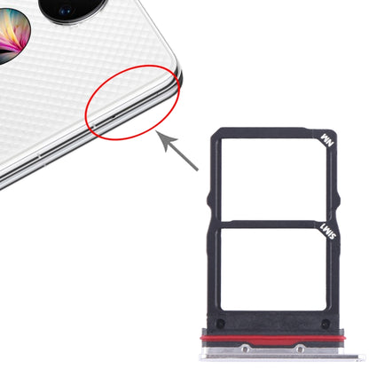 For Huawei P50 Pocket SIM + NM Card Tray, For Huawei P50 Pocket