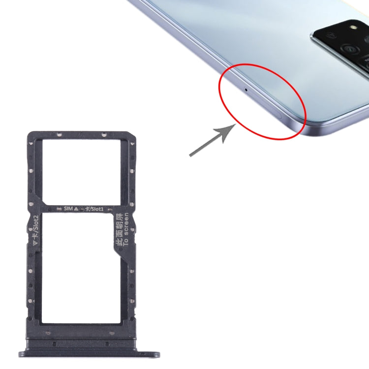 For Honor Play 20A SIM + SIM / Micro SD Card Tray, For Honor Play 20A