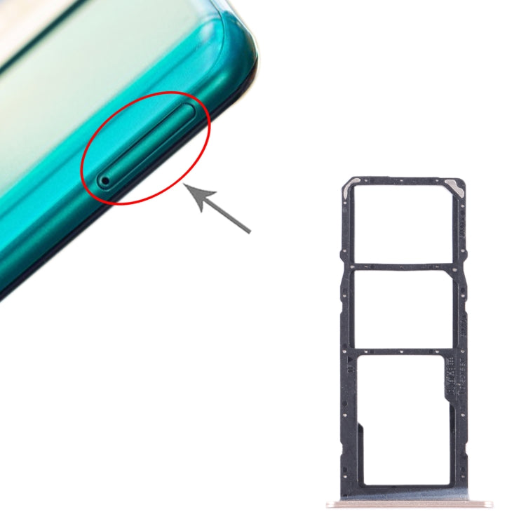 For Honor X10 Lite SIM + SIM + Micro SD Card Tray, For Honor X10 Lite
