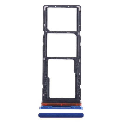 For Tecno Pop 5 LTE SIM Card Tray + SIM Card Tray + Micro SD Card Tray, For Tecno Pop 5 LTE, For Tecno Pop 5 LTE (Baby Blue)