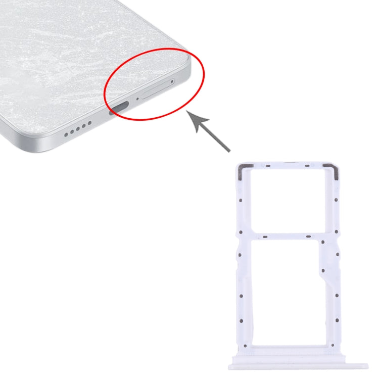 For Xiaomi Redmi Note 13 5G SIM Card Tray + SIM / Micro SD Card Tray, For Xiaomi Redmi Note 13 5G