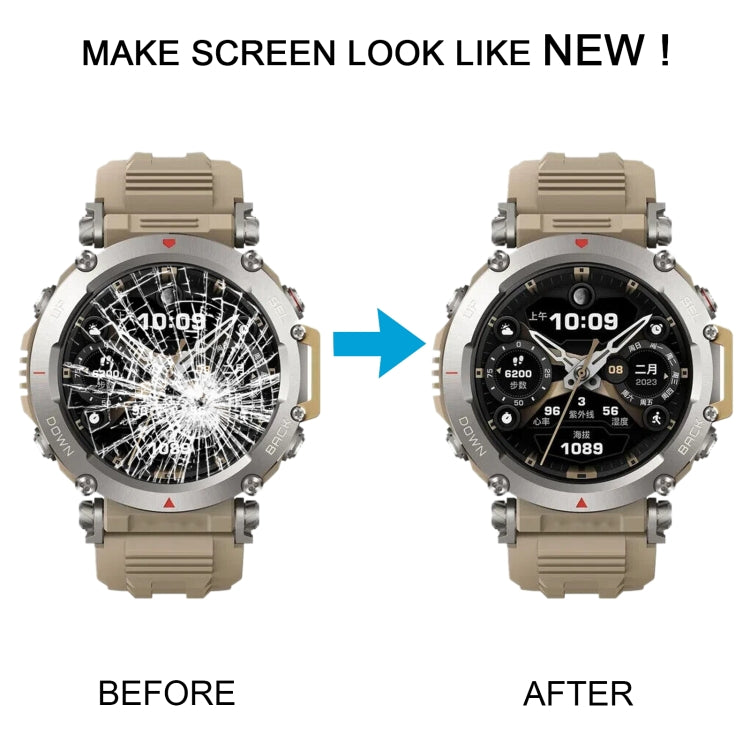 For Amazfit T-Rex Ultra LCD Screen and Digitizer Full Assembly With Frame, For Amazfit T-Rex Ultra(With Frame)
