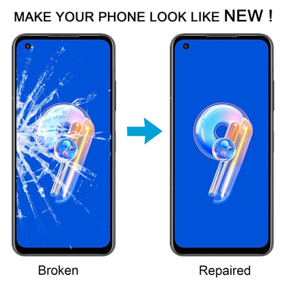 For ASUS ZenFone 9 ZS696KS Front Screen Outer Glass Lens with OCA Optically Clear Adhesive, For ASUS ZenFone 9