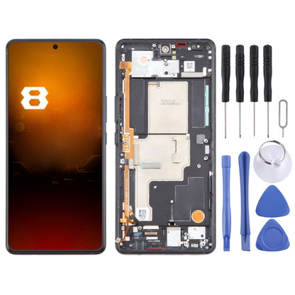 For Asus ROG Phone 8 AI2401 AMOLED Original LCD Screen Digitizer Full Assembly with Frame, For Asus ROG Phone 8(Original)