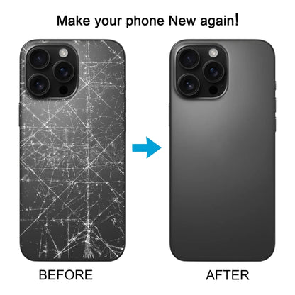 For iPhone 16 Pro Glass Original Battery Back Cover with Camera Lens Cover