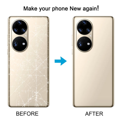 For Huawei P50 Pro Battery Back Cover with Camera Lens, For Huawei P50 Pro(with Camera Lens Frame)