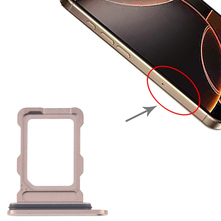 For iPhone 16 Pro SIM Card Tray, For iPhone 16 Pro(Single SIM)