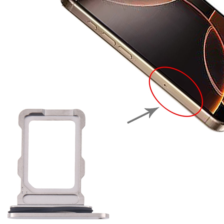 For iPhone 16 Pro Max SIM Card Tray, For iPhone 16 Pro Max(Single SIM)