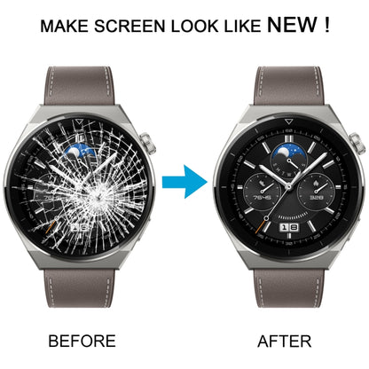 For Huawei Watch GT 3 Pro 42mm ODN-B19 OEM Front Screen Outer Glass Lens with OCA Optically Clear Adhesive, For Huawei Watch 3 Pro 48mm / 3 Pro NEW 48mm