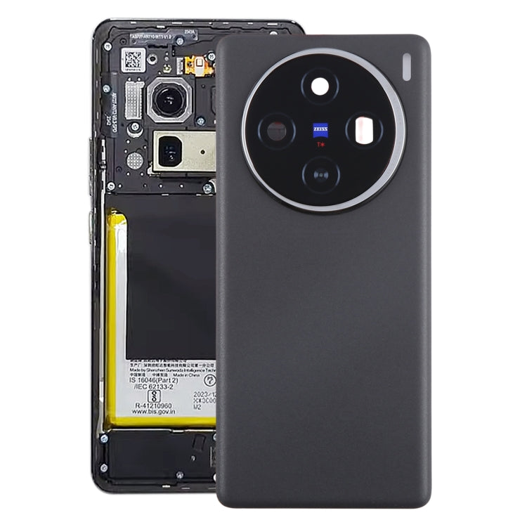 For vivo X100 Battery Back Cover with Camera Lens Cover, For vivo X100(with Camera Lens), For vivo X100