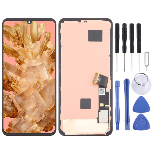 For Google Pixel 8 GKWS6 G9BQD OLED LCD Screen Digitizer Full Assembly with Frame, For Google Pixel 8(OLED)