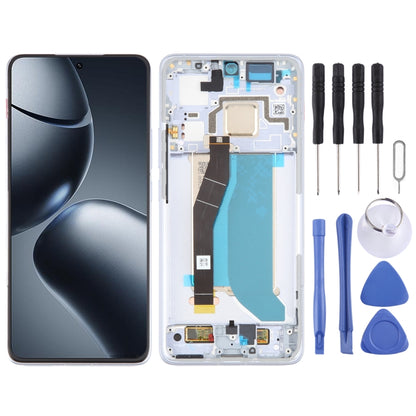 For Xiaomi 14T Pro Original LCD Screen Digitizer Full Assembly with Frame, For Xiaomi 14T Pro, Original LCD Screen Digitizer Full Assembly with Frame (White)