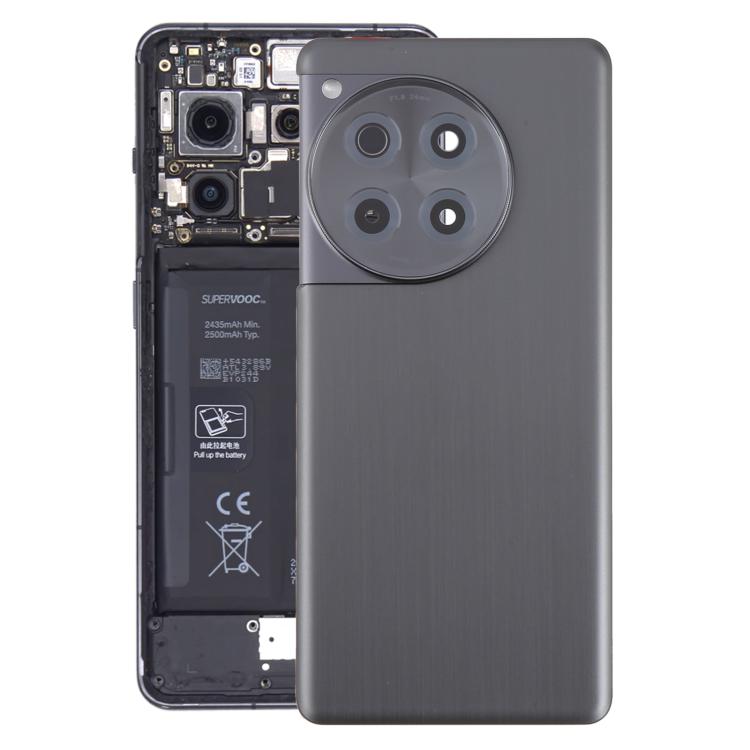 For OnePlus Ace 3 Battery Back Cover with Camera Lens Cover, For OnePlus Ace 3(with Camera Lens Frame)
