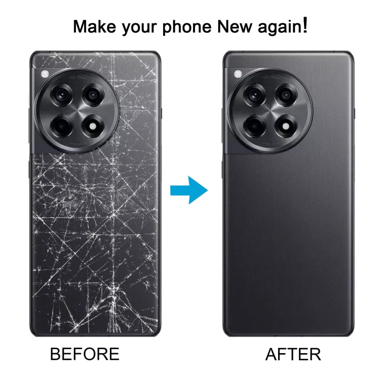 For OnePlus Ace 3 Battery Back Cover with Camera Lens Cover, For OnePlus Ace 3(with Camera Lens Frame)