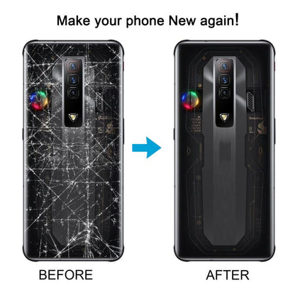 For ZTE nubia Red Magic 7S Glass Battery Back Cover, For ZTE nubia RedMagic 7S