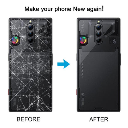 For ZTE nubia Red Magic 8S Pro NX729J Glass Battery Back Cover, For ZTE nubia RedMagic 8S Pro