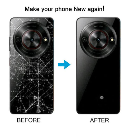 For ZTE Blade A75 5G Z2357N / Blade V60 Smart Glass Battery Back Cover with Middle Frame / Camera Lens Cover, For ZTE Blade A75 5G(with Middle Frame)