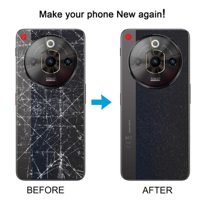 For ZTE nubia Focus Pro Z2351N Glass Battery Back Cover with Middle Frame / Camera Lens Cover, For ZTE nubia Focus Pro(Glass with Middle Frame)