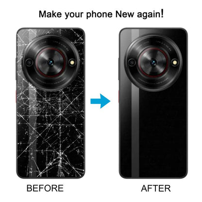 For ZTE nubia Focus Glass Battery Back Cover with Adhesive, For ZTE nubia Focus (Glass)
