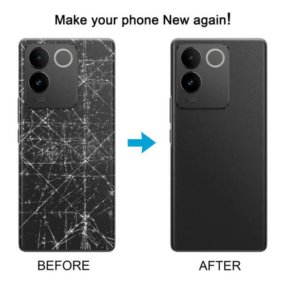 For vivo T2 Pro Battery Back Cover with Camera Lens Cover, For vivo T2 Pro