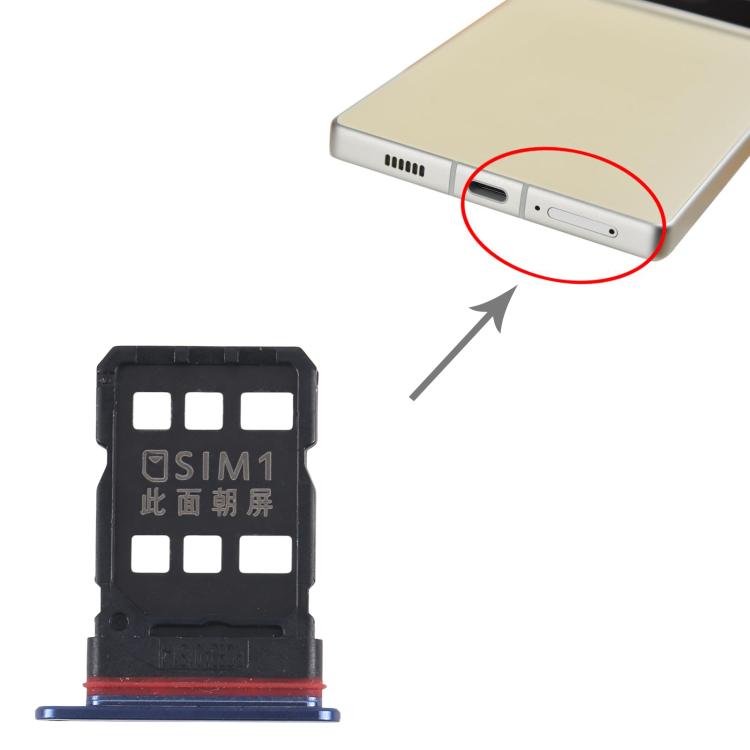 For ZTE nubia Z70 Ultra NX733J NX736J SIM + SIM Card Tray, For ZTE nubia Z70 Ultra