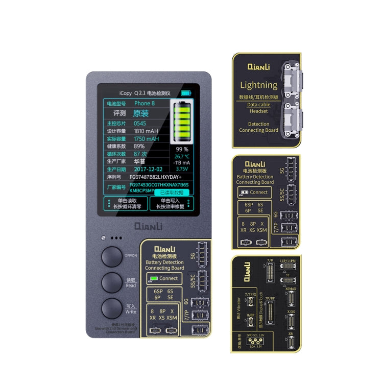 Qianli iCopy Plus 3 in 1 LCD Screen Original Color Repair Programmer For iPhone, 3 in 1 For iPhone 6-12 Series
