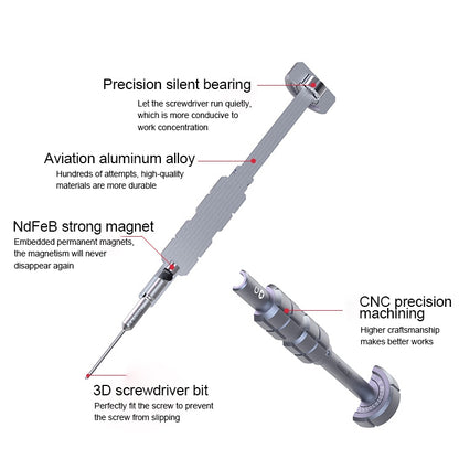 Qianli i-Thor S2 Precision 3D Texture Five Star Screwdriver, Qianli i-Thor Five Star