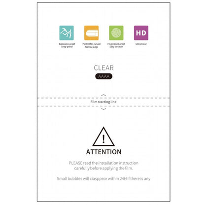 50 PCS F0006 High Definition Silicone TPU Soft Film Supplies for Protector Cutter, F0006